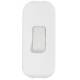 Interrupteur � bascule bi-polaire blanc touche luminescent