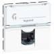 Prise RJ45 cat.5 UTP 2 modules Legrand Mosaic