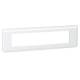 Enjoliveur 10 modules horizontal Legrand Mosaic Blanc