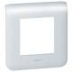 Enjoliveur 2 modules Legrand Mosaic Alu