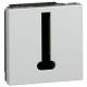 Prise t�l�phone Legrand Mosaic alu