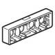Cadre saillie 10 modules prof. 40 mm horizontal