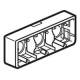 Cadre saillie 6/8 modules prof. 40 mm horizontal