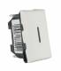 Va et vient � voyant 1 modules blanc Legrand Mosaic