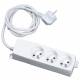 Rallonge multiprise 3 prises 2P+T avec cable 3G1,5mm de 1,5 m