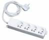 Rallonge multiprise 4 prises 2P+T avec cable 3G1,5mm de 1,5 m