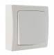 Interrupteur bipolaire complet saillie blanc