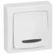 Va et vient t�moin sans neutre saillie complet blanc