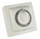 Interrupteur temporis� � voyant saillie complet blanc