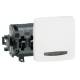 Bouton poussoir � voyant saillie composable blanc