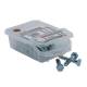 Vis tire-fond t�te h�xagonale 8x40. Boite de 25