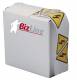 Etiquettes autocollantes foudre 50x50mm en boite de 30