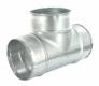 T� � 90 en galva diam�tre 100/100/100 mm