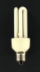 Ampoule fluocompacte E27 15 Watts forme 3U par 2