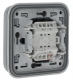 Va et vient Plexo gris encastr� complet