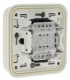 Va et vient Plexo blanc encastr� complet