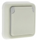 Prise de courant 2P+T Plexo complet encastr� blanc