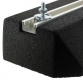 Support au sol anti-vibratiles Rubber Foot 600 x 220 x 95 mm