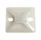 Embase adh�sive ou � visser 28 x 28 mm transparente
