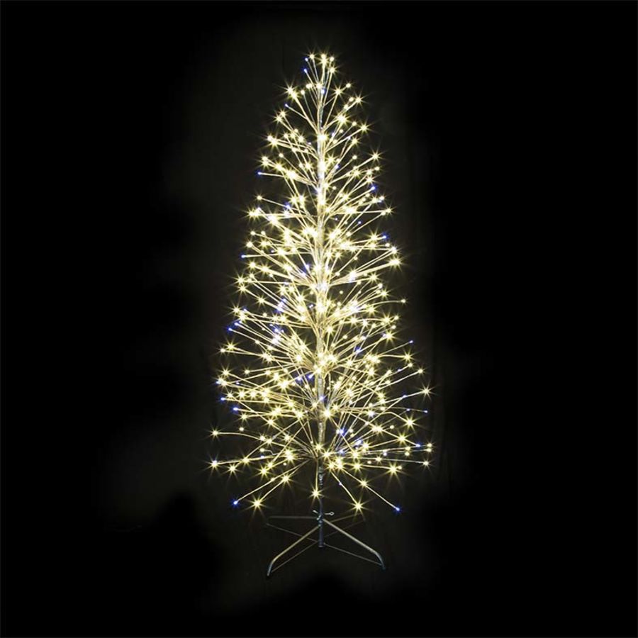 Sapin spray Cuivre 1.80 Mètres 490LED Blanc Chaud