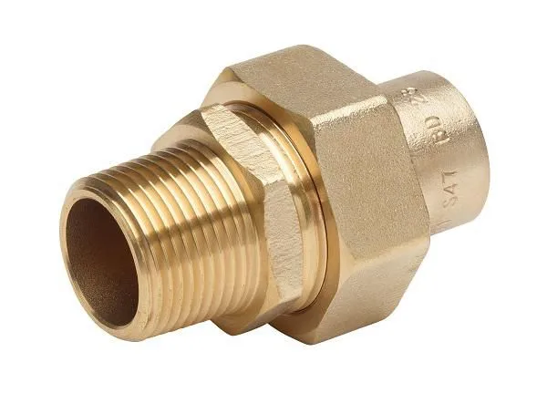 Raccord 3 pi�ces - M - Conique 6,25% - 18 - 15 x 21 - NF - Banides et Debeaurain 75202