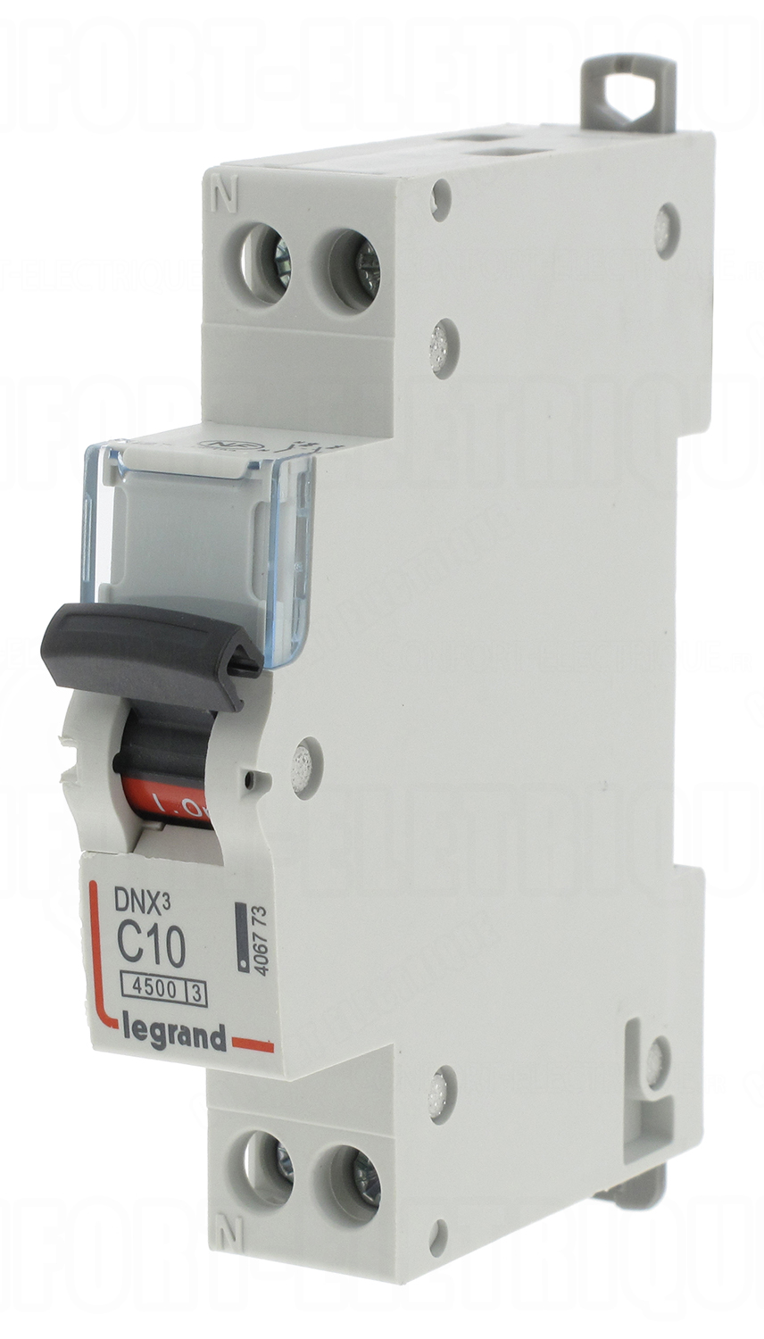Disjoncteur 10A 4.5kA courbe C phase neutre Legrand DNX3 à v.. Disjoncteur 10A 4.5kA courbe C phase neutre Legrand DNX3 à v..