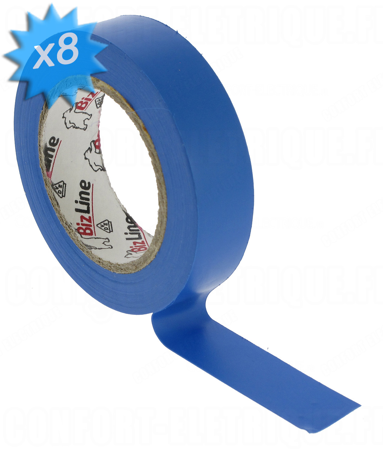 Rouleau ruban adhésif (15mm) 10m - Bleu