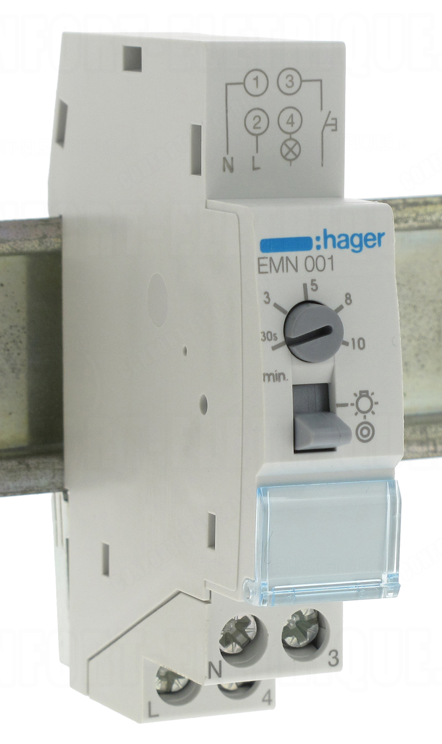 télérupteur minuterie - hager - 16a - 1 contact no - 230 volts - bornes  automatiques : : Bricolage
