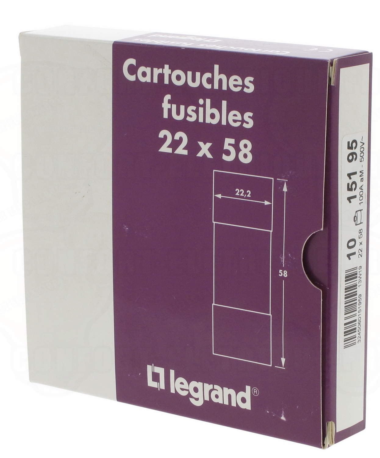 3 Fusibles à Lame 100 Ampères - Longueur 42 Mm, Type Métal Plat, Pour Véhicules Ou Installations électriques