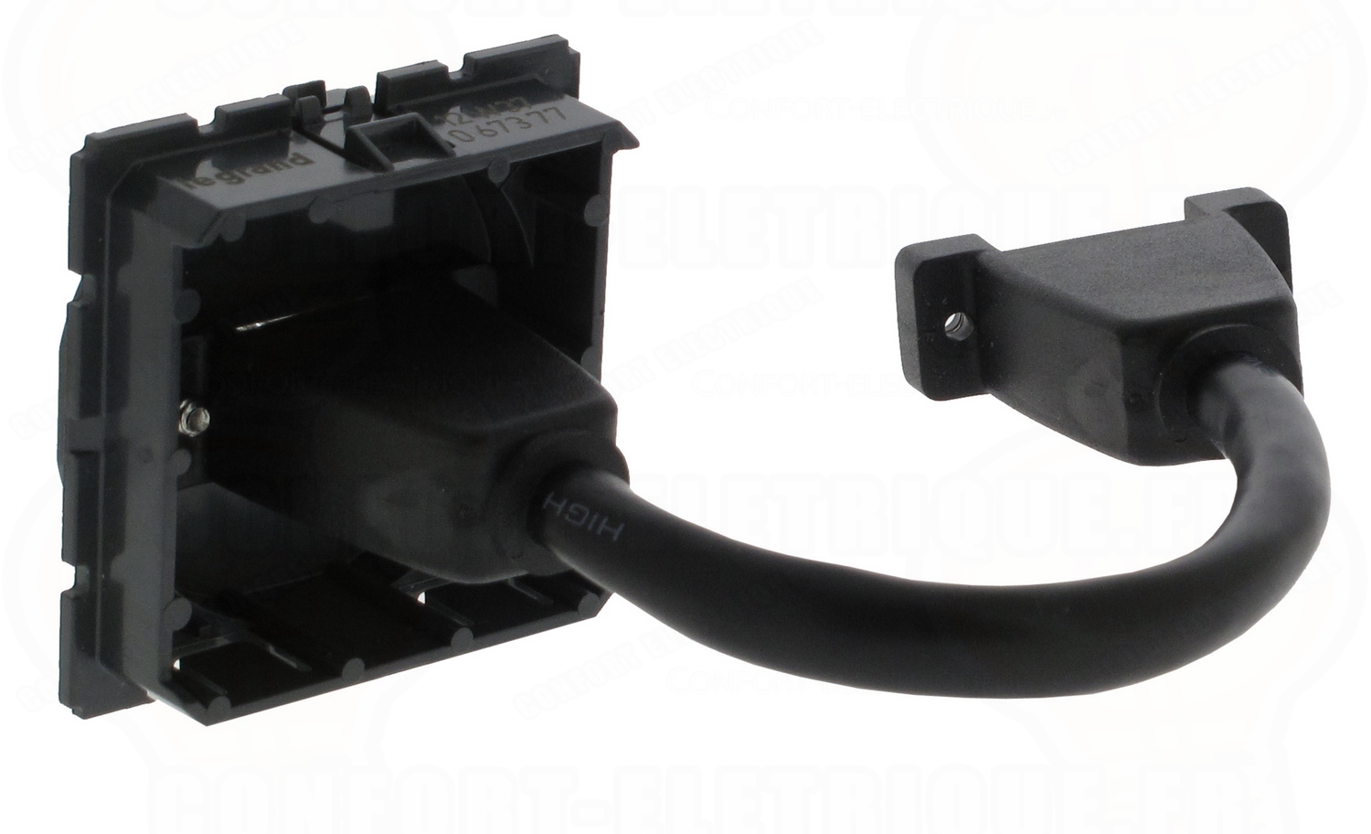 Legrand 067377 Prise Audio Et Vidéo HDMI Céliane 2.0 Type A Pré-connectorisée