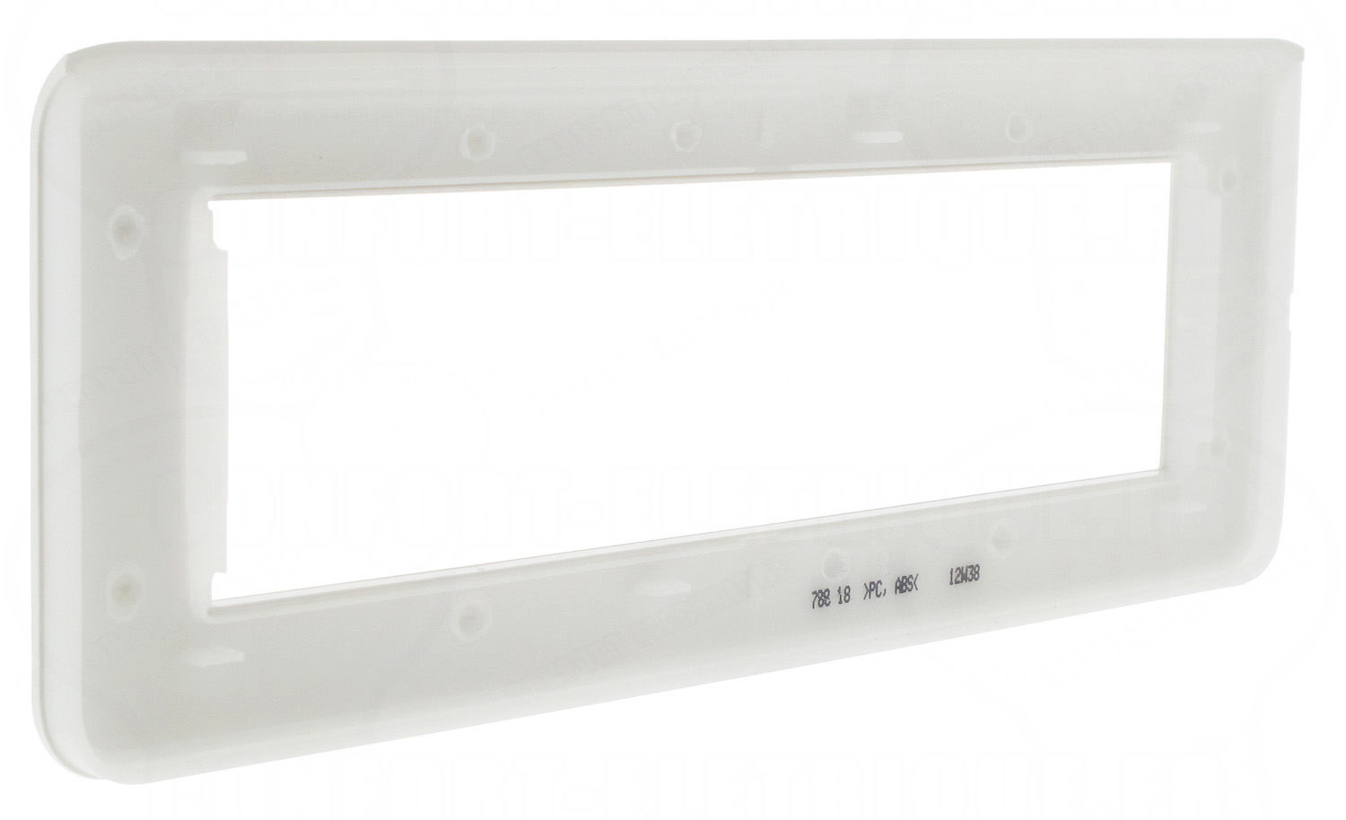 Enjoliveur Legrand Mosaic 5 Modules Horizontal Blanc - Pour Appareillage électrique, Pose Par Enclipsage