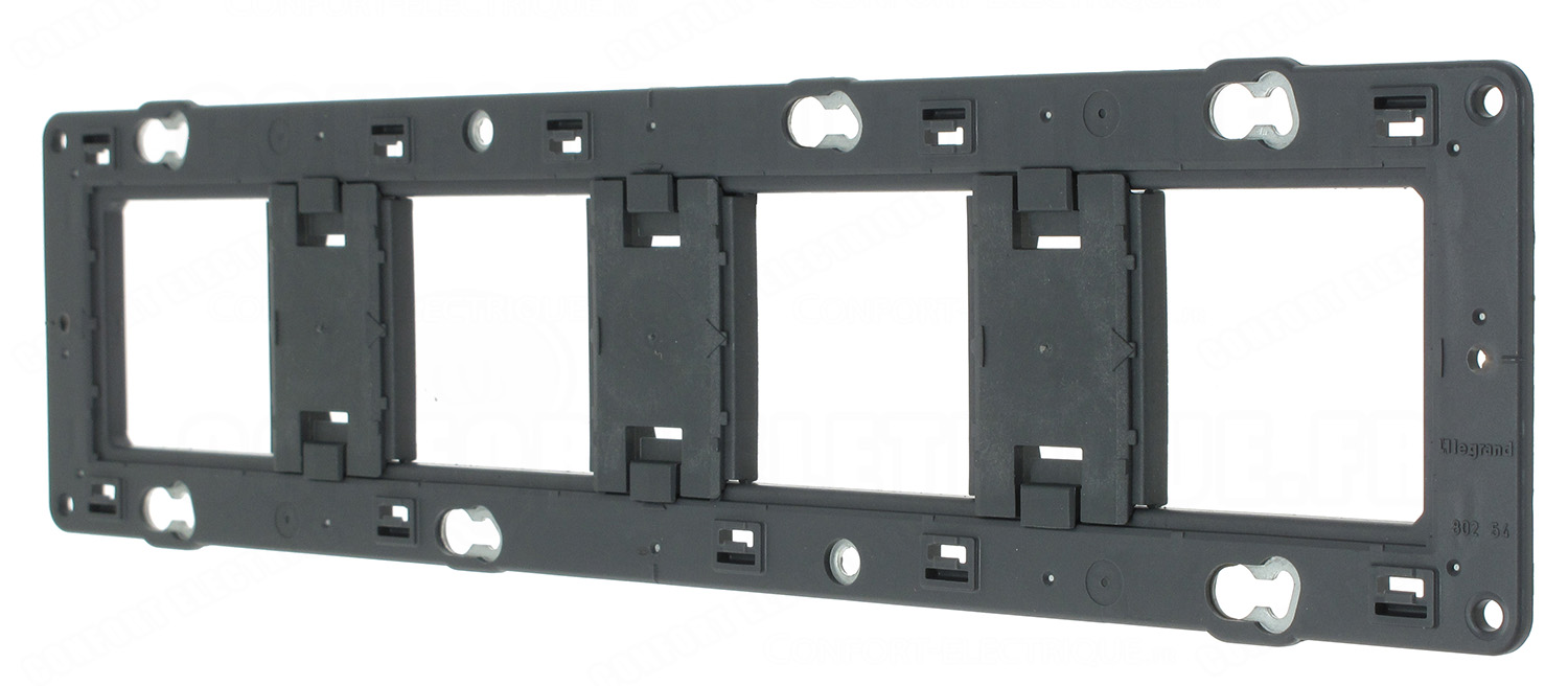 Legrand 077351 Prise Mosaic Plaque Et Support Dlp 2P T