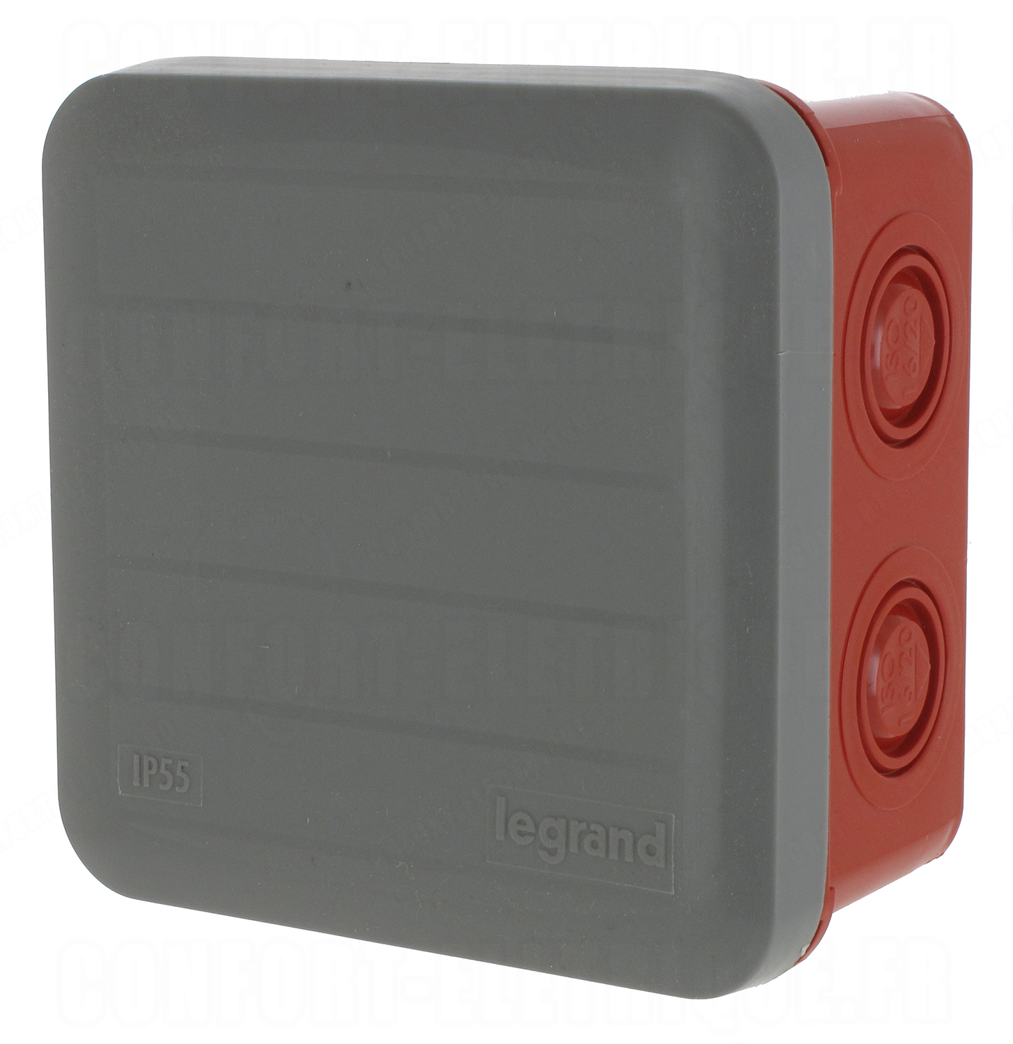 Boite de dérivation étanche 80 x 80 x 45 mm Legrand Plexo en..