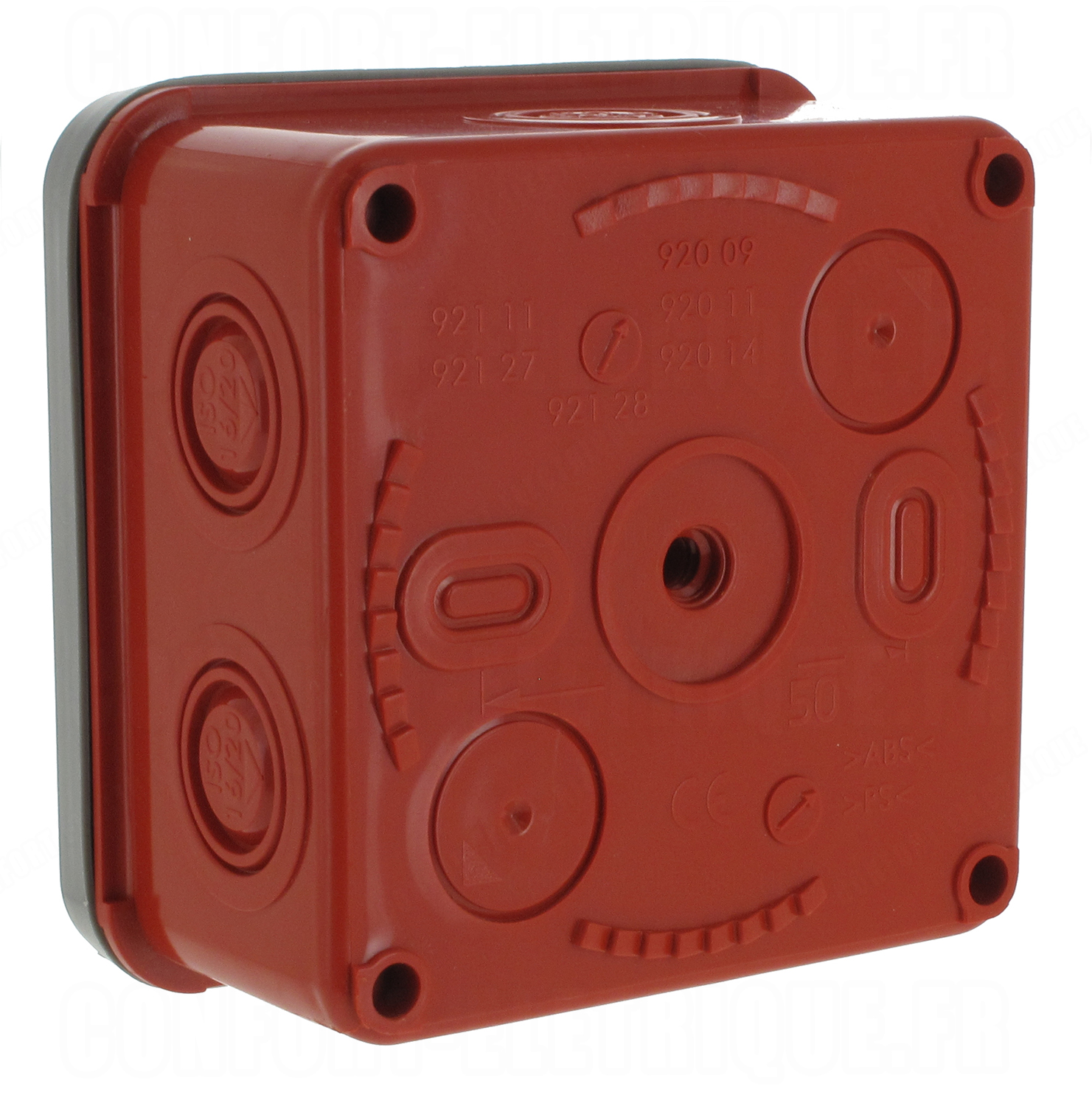 Boite de dérivation étanche 80 x 80 x 45 mm Legrand Plexo en..