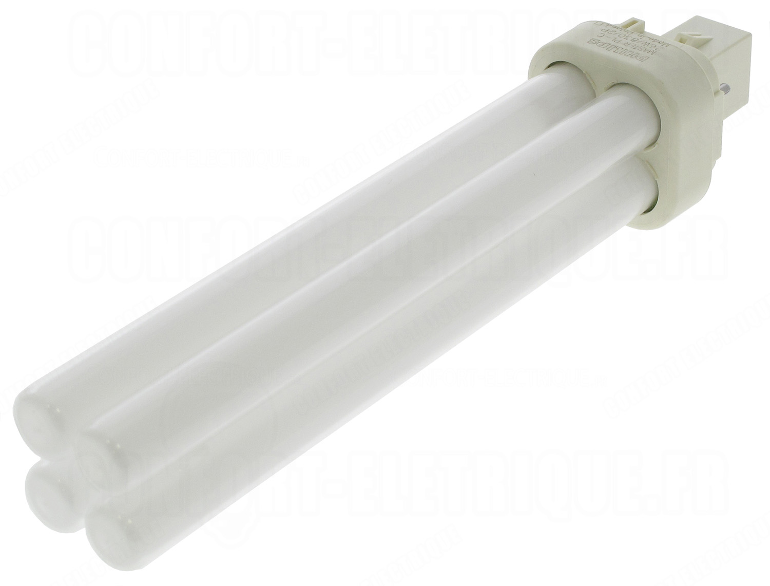 Ampoule Philips Master PL-C 13W | Culot G24d-1 2 Broches | 3000K Blanc Chaud | Fluocompacte Économique