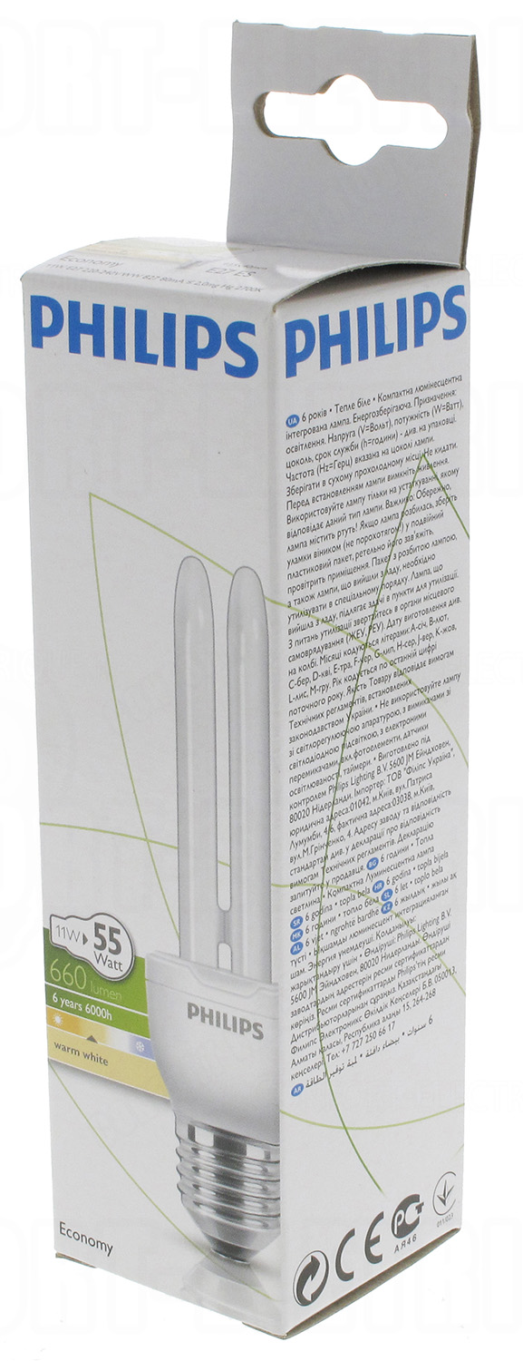 Ampoule Philips Economy Stick E27 11W 270..