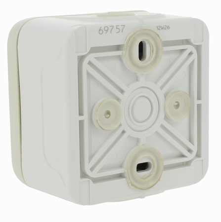 Boîte De Contrôle Pour Appareils électriques 3 Boutons Poussoir Ou Commutateurs 22mm Gris