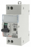 Disjoncteur diff�rentiel Legrand DX3 40A courbe C 30mA 2 Poles type AC - Vis / Vis - 6ka