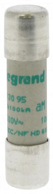 Fusible cartouche cylindrique - 10 x 38 mm - 0.5 Amp�re