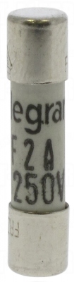 Fusible cartouche cylindrique - 5 x 20 - 2 Amp�res