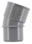 Coude PVC - M�le / Femelle - 20� - Diam�tre 32 mm - Nicoll UCF2