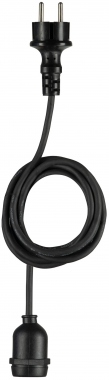 Luminaire suspendu - Bailey OUTDOOR - E27 - Avec prise - Noir - 5 M�tres - Bailey 143002