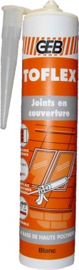 Mastic �tanch�it� - Couverture - GEB TOFLEX - Cartouche de 310 ml - GEB 807250