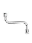 Bec - Horizontal - Longueur 130 mm - 1/2 - 15 x 21 - Chrom� - Alterna 4020596