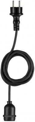 Luminaire suspendu - Bailey OUTDOOR - E27 - Avec prise - Noir - 5 M�tres - Bailey 143002
