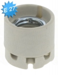 Douille culot E27 en porcelaine