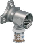 Applique coud�e - S-Press PLUS - 16 mm vers 1/2 - Uponor 1070639