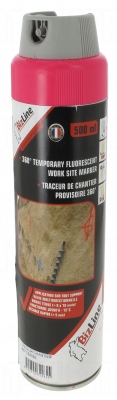 Tra�eur de chantier couleur cerise fluo
