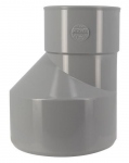R�duction PVC - M�le / Femelle - Ext�rieure - Excentr�e - Diam�tre 125/80 mm - Nicoll UIX4