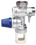 Groupe de s�curit� - Pour chauffe eau - Diam 20 x 27 mm - NF - Si�ge Inox - Thermador GSI
